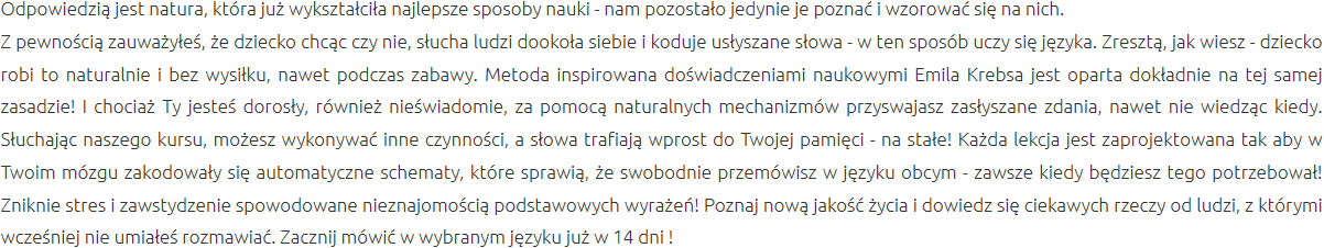 Efektywna Metoda Nauki Tarnowskie Góry